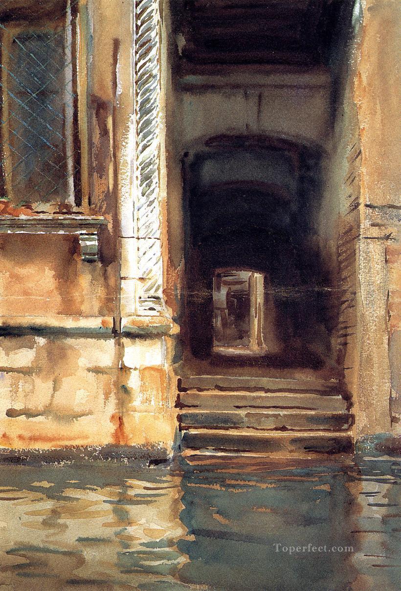 Venetian Doorway John Singer Sargent Venice Oil Paintings